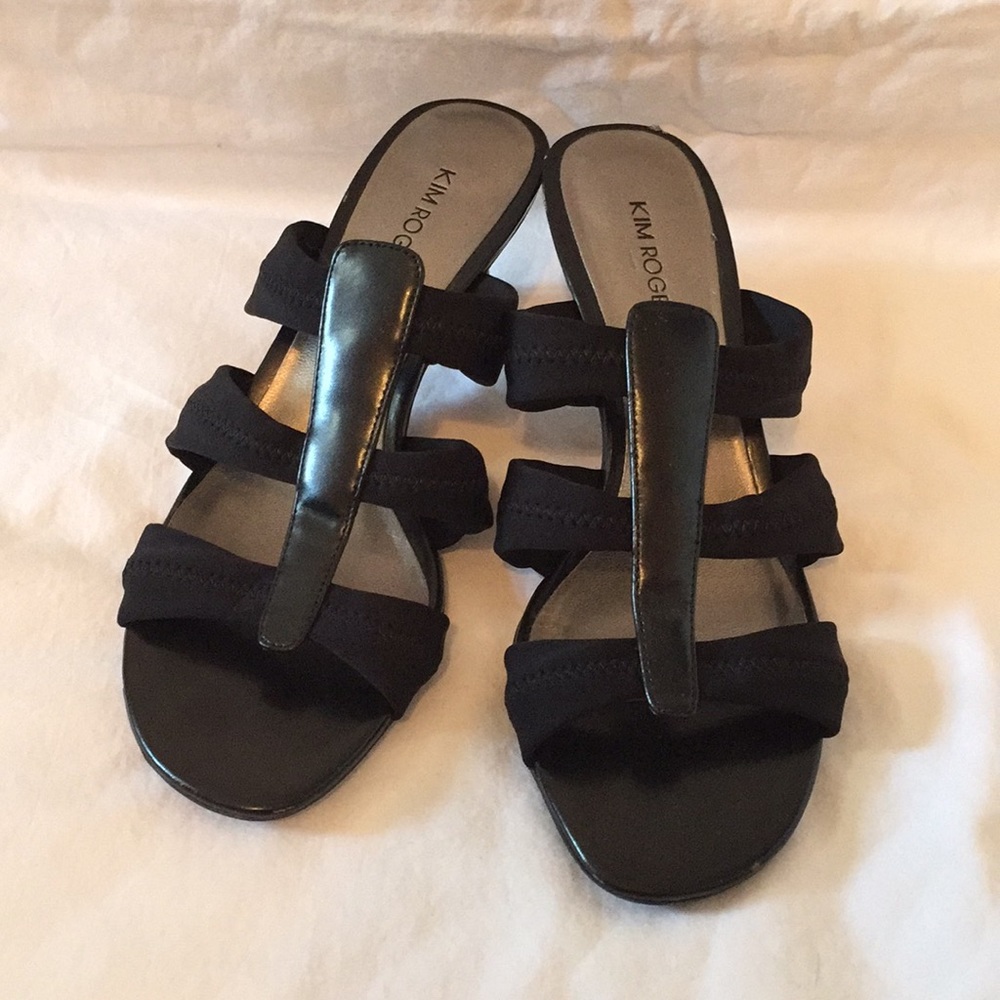 Kim Rogers Black Heels 6.5